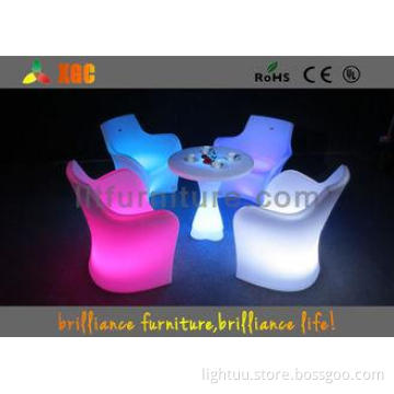 Modern Remote Control rechargeable LED Bar Chair For coffee
